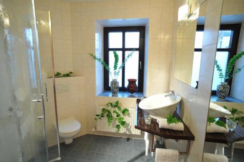 Ένα μπάνιο στο Bed & Rooms, Wörgl