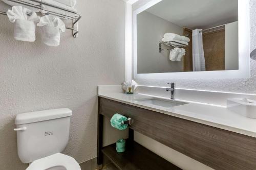 Kamar mandi di Clarion Pointe Raleigh Midtown