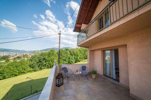 Wonderplace tesisinde bir balkon veya teras