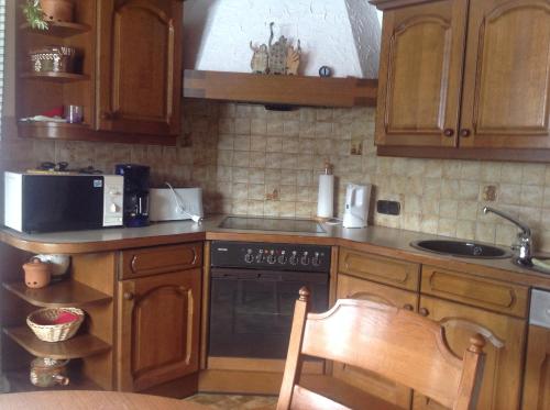 Una cocina o cocineta en Freudenmacher