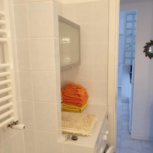 Ένα μπάνιο στο Accogliente casa indipendente a 10 min dal mare