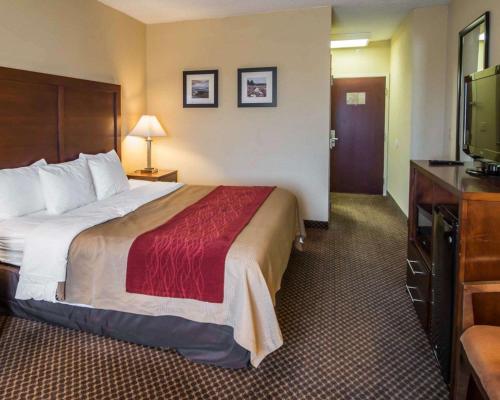 Кровать или кровати в номере Comfort Inn & Suites Morganton South