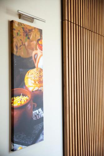 a picture of food cooking in an oven at Prime Suites Bulvar in Baku