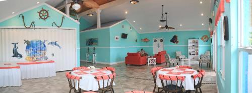 Restaurace v ubytování Hideaways Exuma