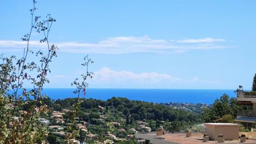 Photo de la galerie de l'établissement Luxueux 2 pièces 52m2 avec terrasse de 62 m2 vue mer et montagne magnifique, à Vence