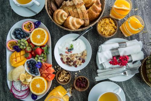 Mad i villaen eller i nærheden