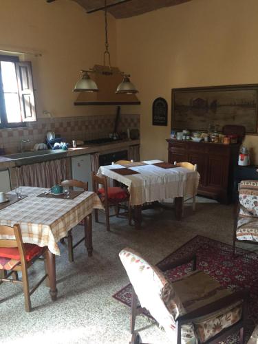Ruang duduk di Agriturismo Bethsaid