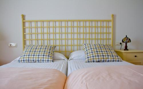 Cama o camas de una habitación en Hotel Rural Salvatierra