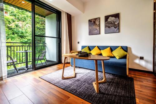Posezení v ubytování Whispering Mountains Boutique Hotel
