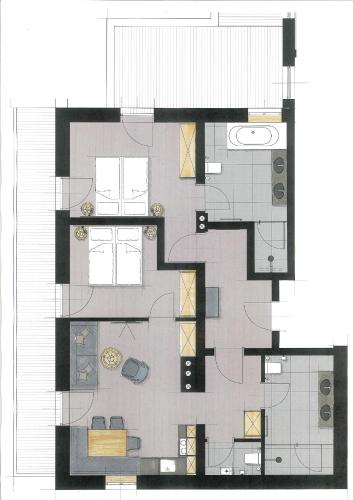 Schmiedhof Gutの見取り図または間取り図