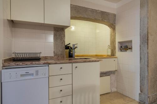 Dapur atau dapur kecil di Casa da Pendoa