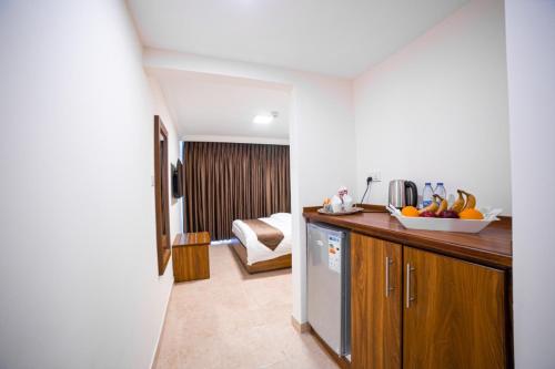 Dapur atau dapur kecil di Joar Beach Hotel