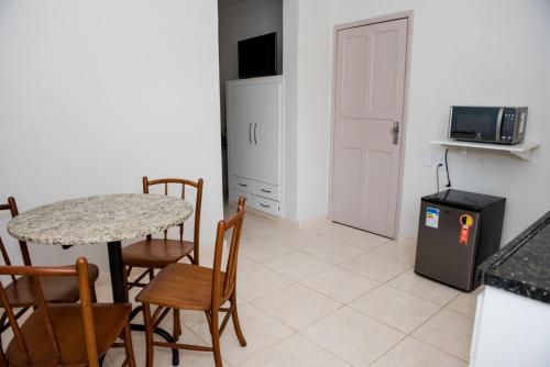 Η κουζίνα ή μικρή κουζίνα στο Hotel Lumiar