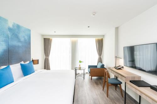 Televisyen dan/atau pusat hiburan di Best Western Plus Nexen Pattaya