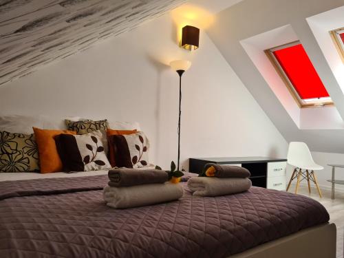 Krevet ili kreveti u jedinici u objektu Lux Apartment Modern