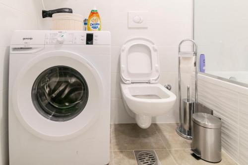 Ένα μπάνιο στο Mili Lux Apartman