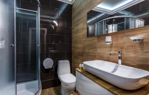 
Ванная комната в Izdatel' Hotel Tverskaya

