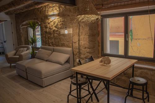 A seating area at La Casa Del Miracle