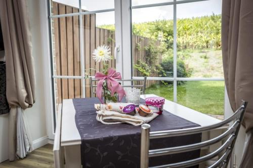 Zahrada ubytování Ferienwohnung Heide View