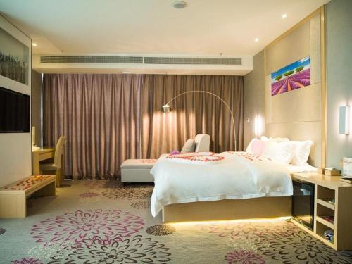 Postel nebo postele na pokoji v ubytování Lavande Hotel Sihong Bus Terminal Zhongyuan Logistics City Branch
