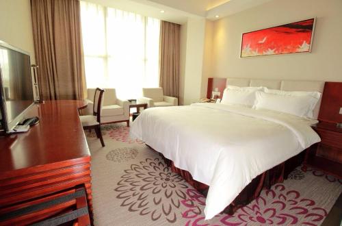 Μια τηλεόραση ή/και κέντρο ψυχαγωγίας στο Lavande Hotel Dongguan Tangxia Branch