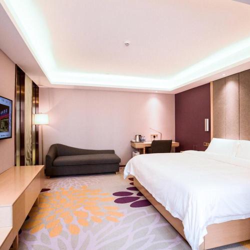 Katil atau katil-katil dalam bilik di Lavande Hotel (Gaozhou Xiantai Bridge Branch)