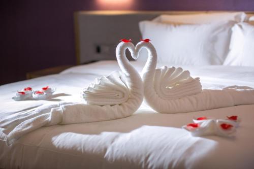 Katil atau katil-katil dalam bilik di Lavande Hotel (Fuzhou Wanda Branch)