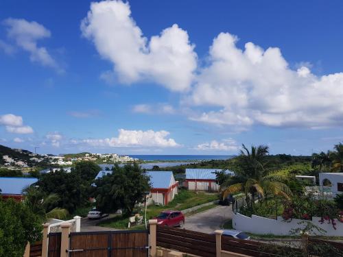 a view from the balcony of a house at C'RENITY VILLA in Cul de Sac