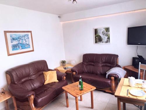 Posezení v ubytování Haus Panorama