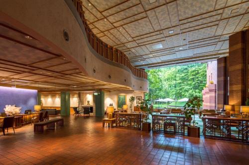 Χώρος καθιστικού στο Hokkaido Hotel