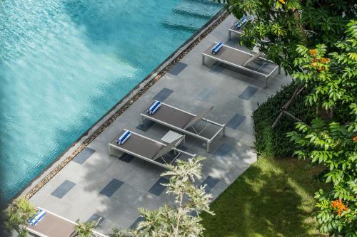 Landskap semula jadi dekat dengan hotel