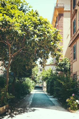 Zahrada ubytování Lighthouse Suites Trastevere
