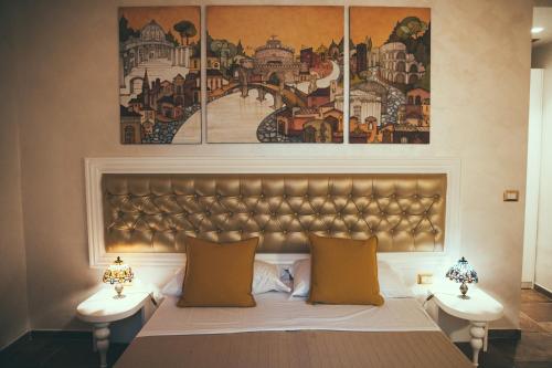 Postel nebo postele na pokoji v ubytování Lighthouse Suites Trastevere