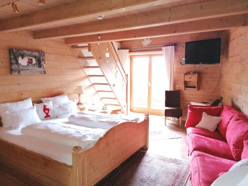 Katil atau katil-katil dalam bilik di Rosis Sonnbergstuben