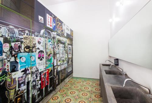 TV a/nebo společenská místnost v ubytování CASA MX alameda