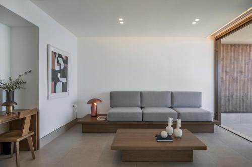 Χώρος καθιστικού στο SanSal Boutique Hotel