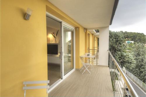 a view from a balcony of a house at Residenza Ginepri 69 in Bergeggi