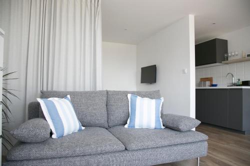 Χώρος καθιστικού στο Panorama & Vino apartman