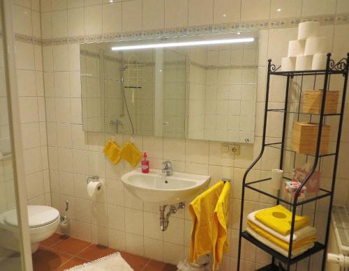 Stadlerhof tesisinde bir banyo