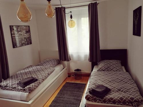 Postel nebo postele na pokoji v ubytování Ferienwohnung Südschwarzwald