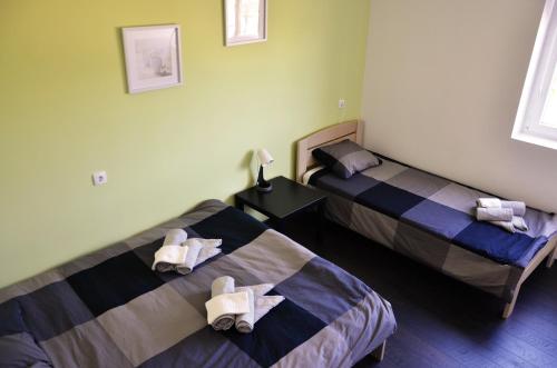 Postel nebo postele na pokoji v ubytování Apartman Terassa