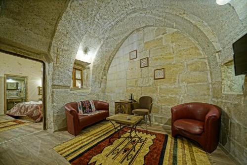 Χώρος καθιστικού στο Cappadocia Fairy Tale Suites