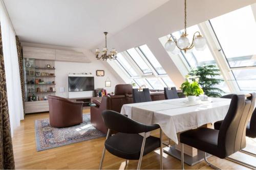 Großes Penthouse #12 mit Terrasse und Aussicht