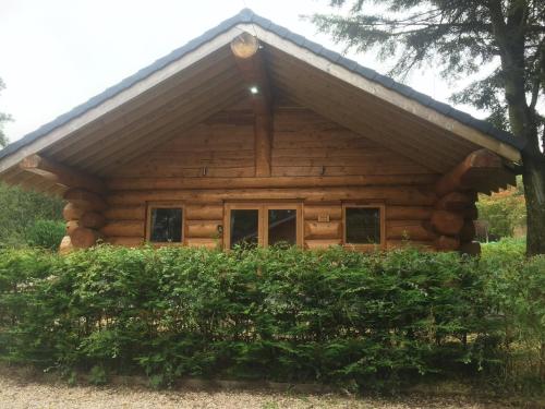 Zahrada ubytování Ewes Water Log Cabins