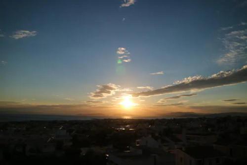 Panoramic sea view villa with swimming pool, Athens, Greece