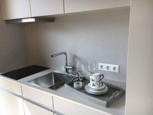 Een keuken of kitchenette bij Obsthof Steffelin