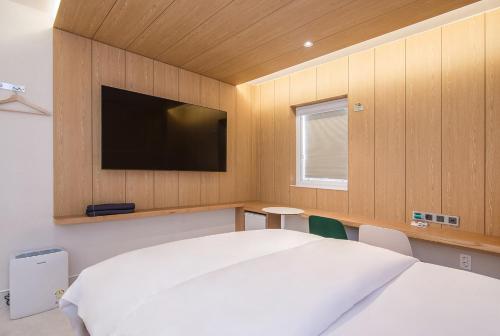 Postel nebo postele na pokoji v ubytování BLO BY BLO HOTEL