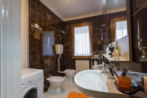 Koupelna v ubytování Casa Renalda