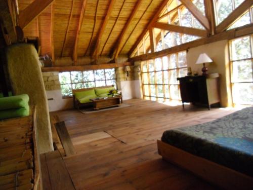 Posezení v ubytování Chalet Casa de Teja