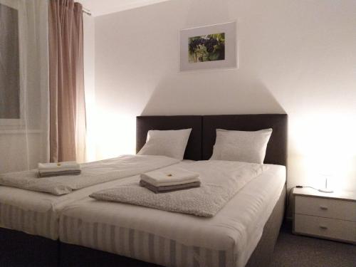 Postel nebo postele na pokoji v ubytování apartmán U Rané BOBULE
